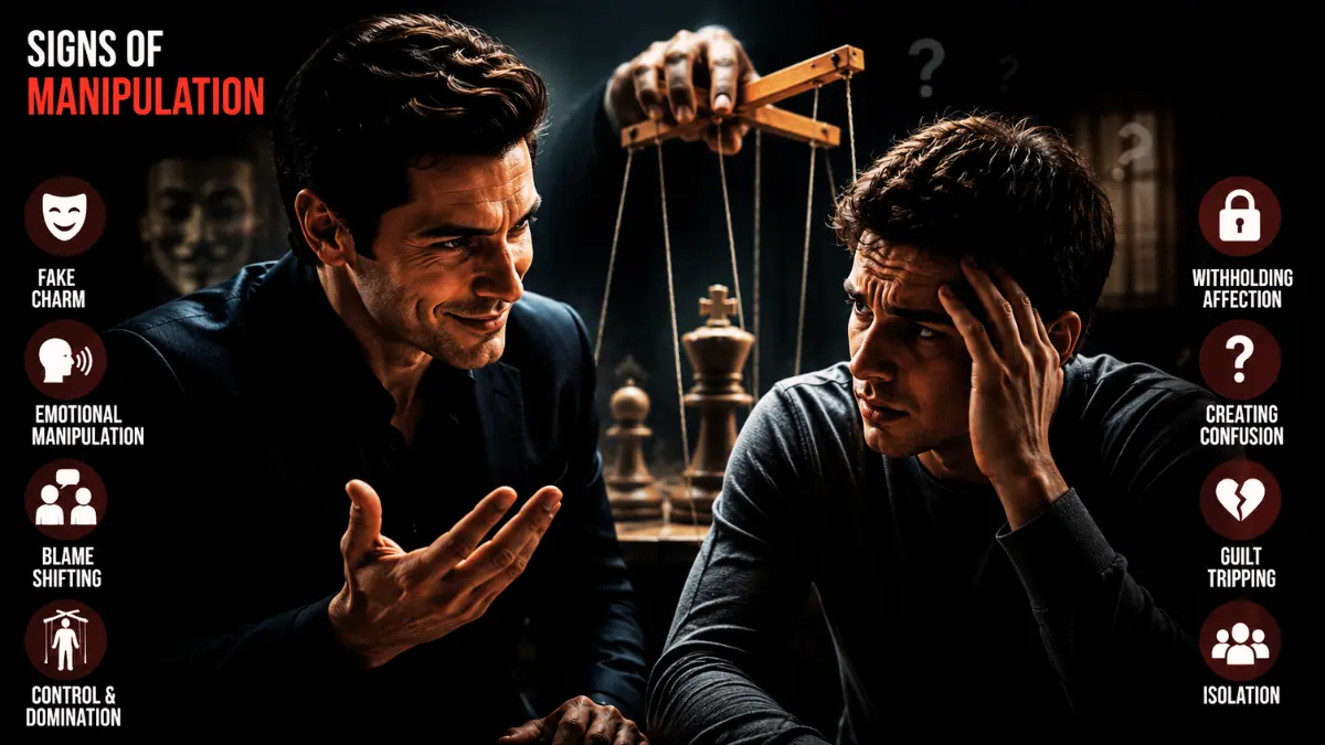 Signs of psychological manipulation and emotional control tactics